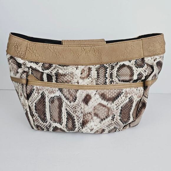 Miche Bianca Demi Shell Tan Python Print Faux Leather * Shell Only * - Picture 6 of 15